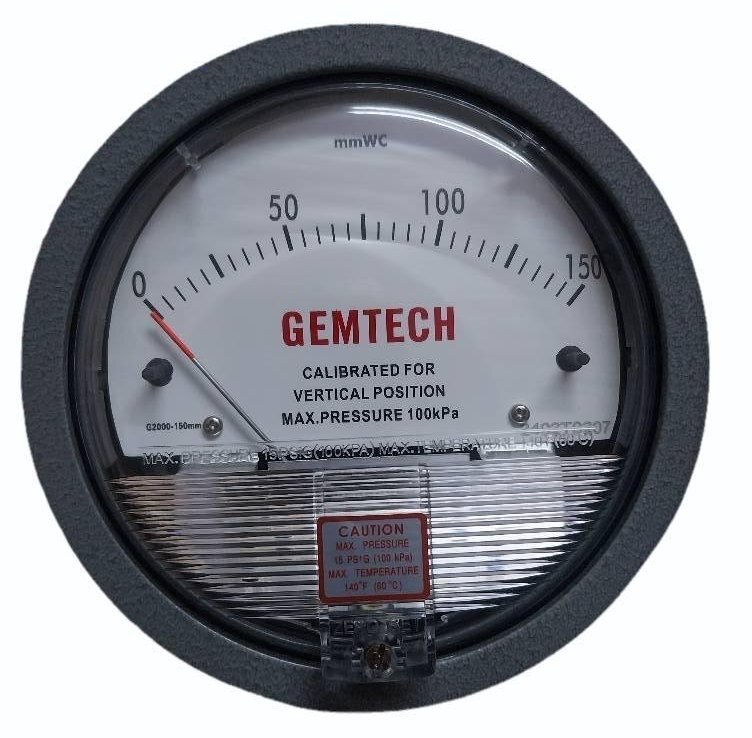 GEMTECH DIFFERENTIAL PRESSURE GAUGE IN Bassi Industrial Areas Rajasthan India