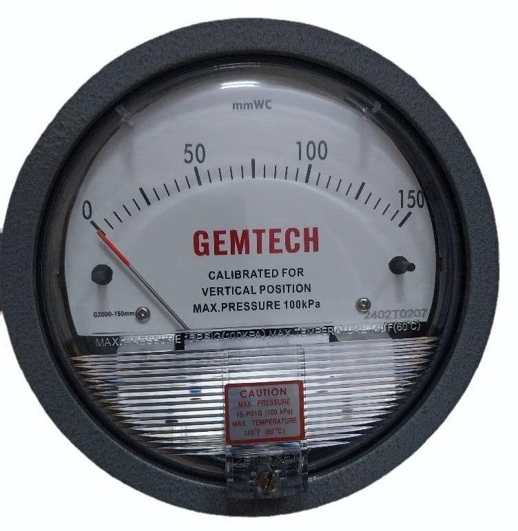 GEMTECH DIFFERENTIAL PRESSURE GAUGE IN Bassi Industrial Areas Rajasthan India