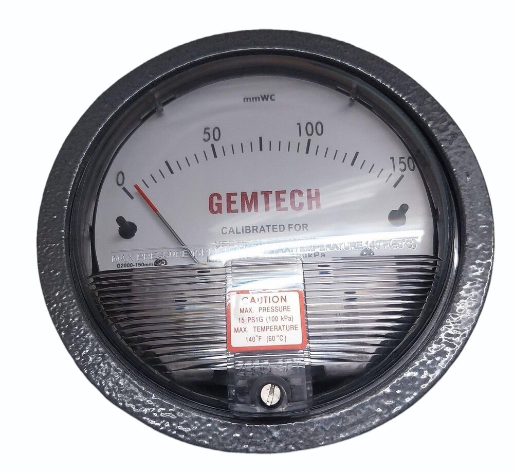GEMTECH DIFFERENTIAL PRESSURE GAUGE IN Bassi Industrial Areas Rajasthan India