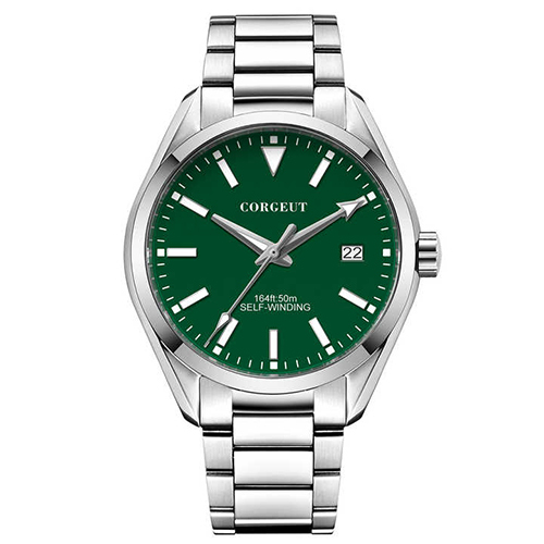 41 MM Waterproof Sapphire Dive Green Dial Watch