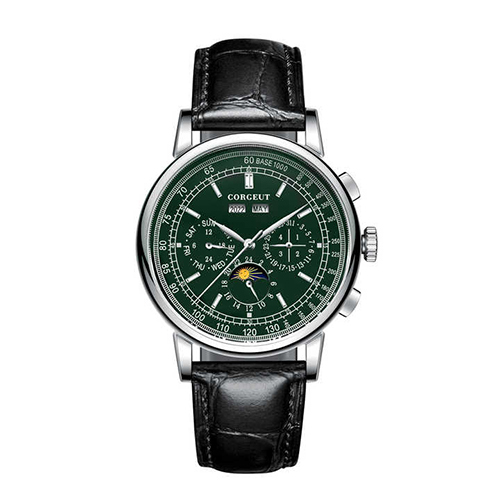 41 Mm Corgeut Moon Phase Watch - Color: Different Available