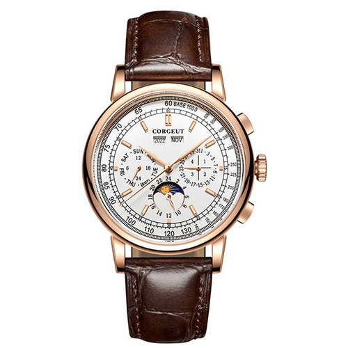 Automatic Mechanical Leather Watch - Color: Different Available