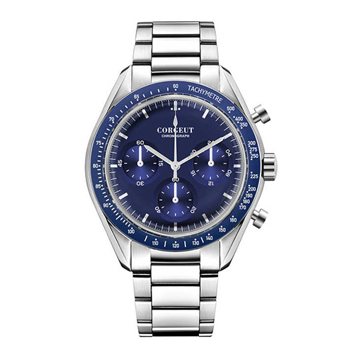 40 Mm Black Dial Luminous Hands Chronograph Wristwatch - Color: Different Available