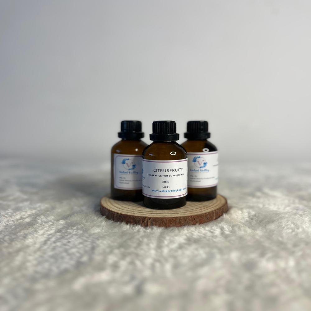 Citrus fruity fragrance for soap making