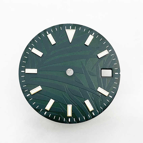 28.5 MM Stripe Date Luminous Dial