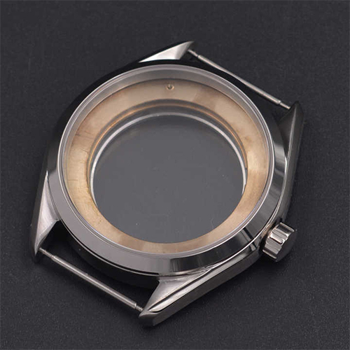 41mm Automatic Mechanical Watch Sliver Fit ETA 2836,2824 Mingzhu/DG 2813/3804,Miyota 8205/8215 /821A Movement Watch Case