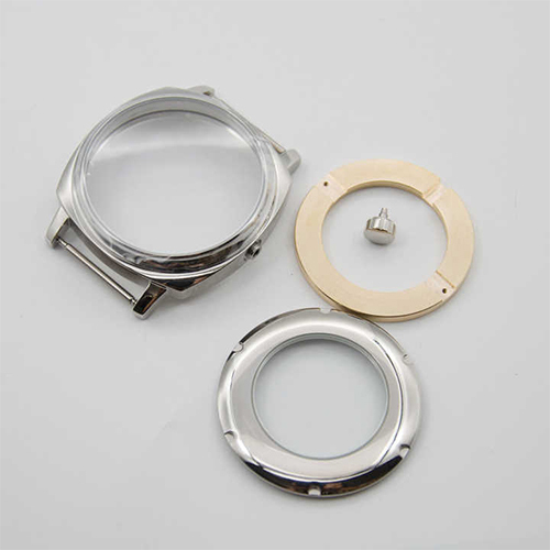 42mm Brushed PVD ETA 2836 Miyota 82 Series Movement Stainless Steel Watch Cases 316L