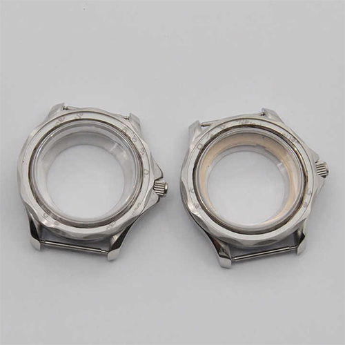 Miyota 8205 Watch Case - Color: Silver