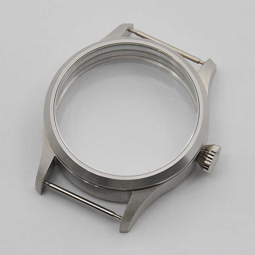 St36 Series Movement Hand Winding Watch Case - Color: Silver