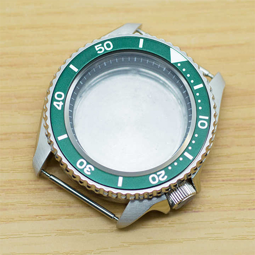 Watch Part 42mm Stainless Steel Silver Sapphire Glass Fit NH35 Movement NH36 Movement SK007 Watch Case