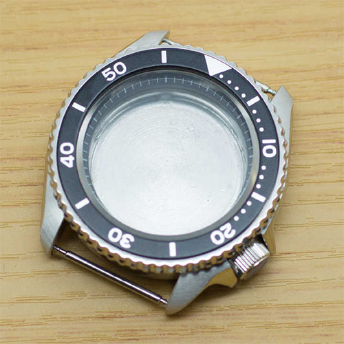 Watch Part 42mm Stainless Steel Silver Sapphire Glass Fit NH35 Movement NH36 Movement SK007 Watch Case