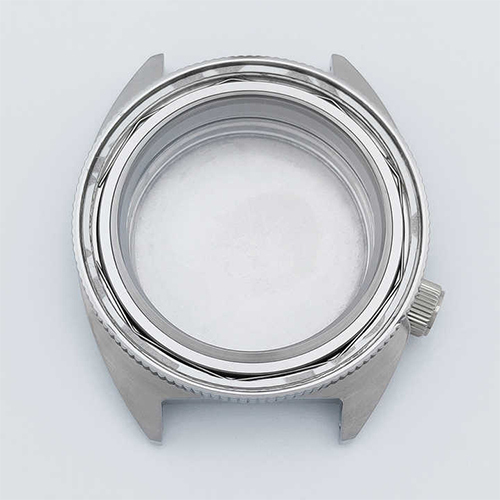 28.5 Mm Dial Nh36 Movement Watch Case - Color: Silver