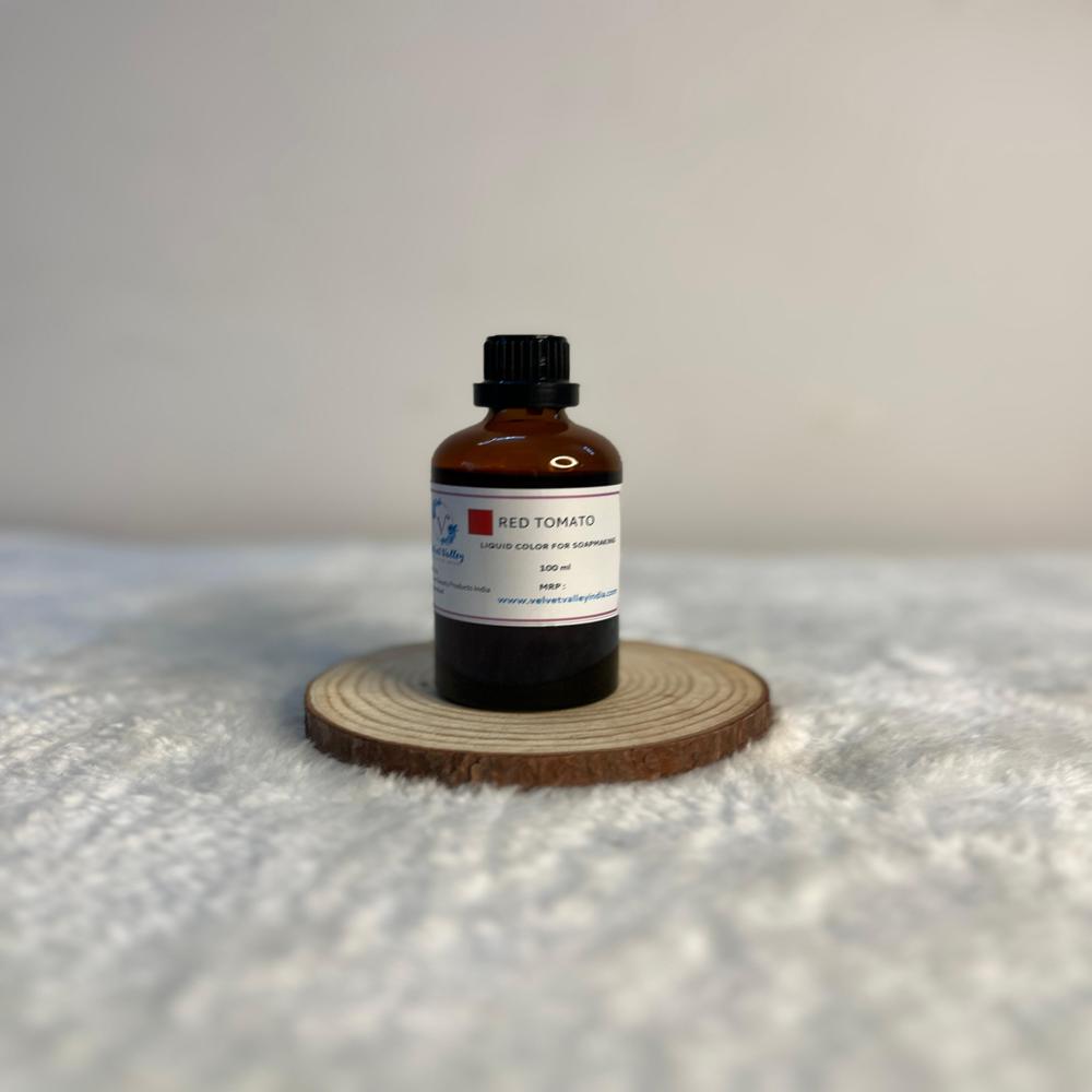 Red tomato colour liquid for soap making