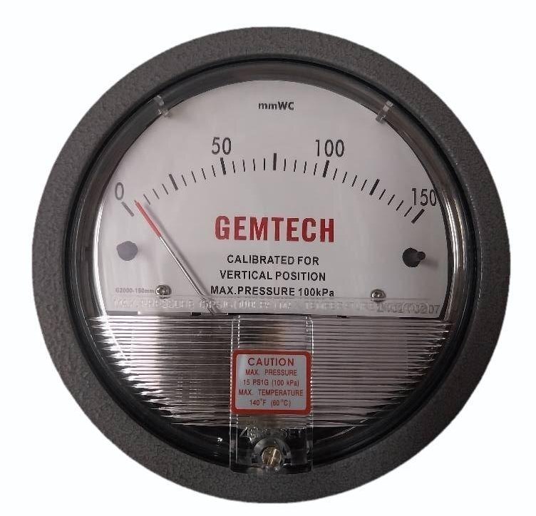 Gemtech Differential Pressure Gauge For Niwaru Road Jhotwara Jaipur-302021 Rajasthan