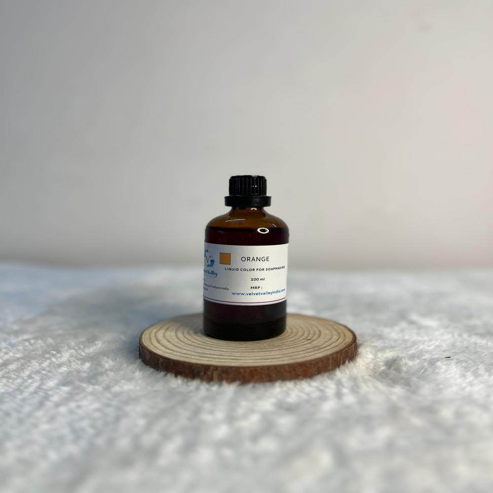 Orange colour liquid for soap making