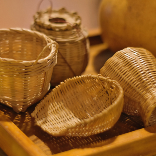 Handicrafts Basket - Color: Brown