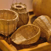 Handicrafts Basket - Color: Brown