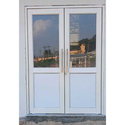 Upvc And Aluminium Door - Color: White