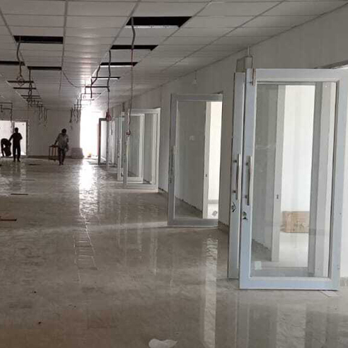 Upvc And Glass Door - Color: White