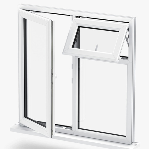 Upvc Bathroom Window - Color: White