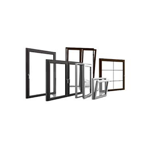 Brown Colour Upvc  Window - Material: Stainless Steel