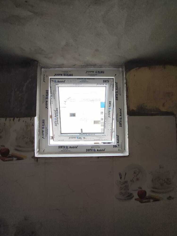 2X3 Feet Upvc Glass Window - Color: White
