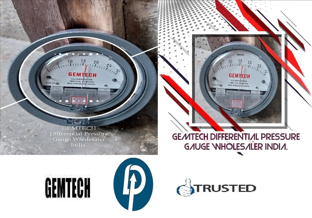 Gemtech G2015 Differential Pressure Gauges Range 0-15 Inch - Accuracy: A 2% Of Full Span At 70 (21 (A 3% On -0