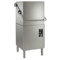 Hood Type Dishwasher - Metal Construction, 220-240 Volt, Silver Finish | Automatic Wash Function, Warranty Included
