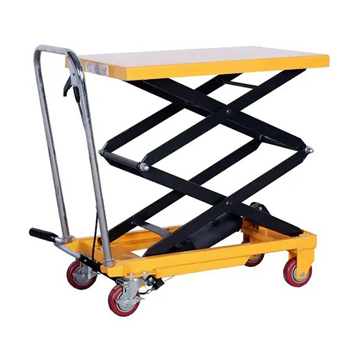Movable Manual Scissor Lift - Capacity: 2-3 Ton