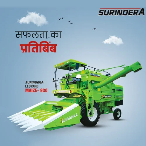 Surindera 930 Self Combine Harvester With Maize Cutter - Features: Stable Operation
