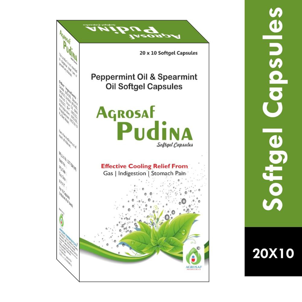 Agrosaf Pudina Capsule - Age Group: For Adults