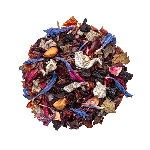 Zesty Ginger Lime Organic Fair Trade Rooibos Tea - Color: Black