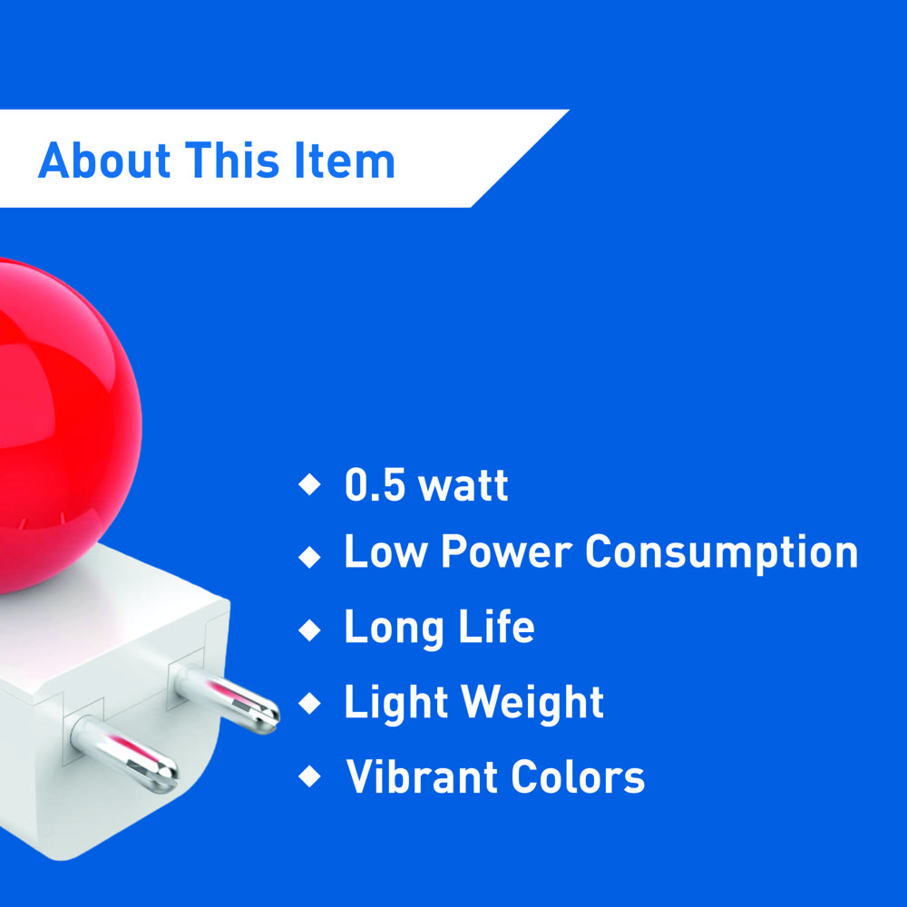 0.5w Led Bulb G-45 - Features: Good Quality