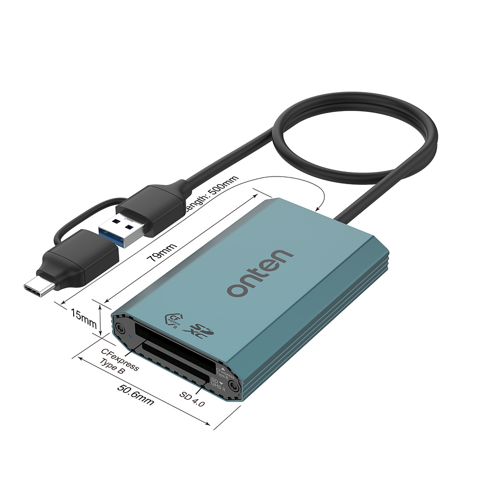 onten | CFexpress Type A & SDXC Card Reader