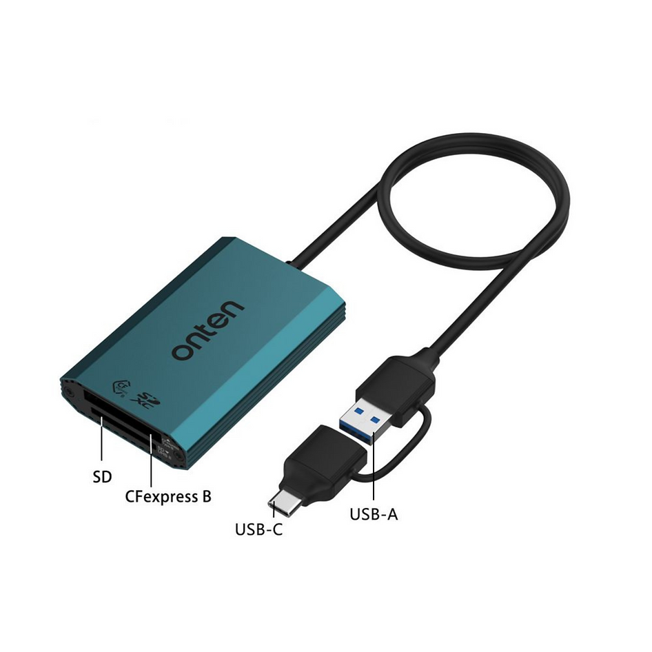 Onten | Cfexpress Type A & Sdxc Card Reader