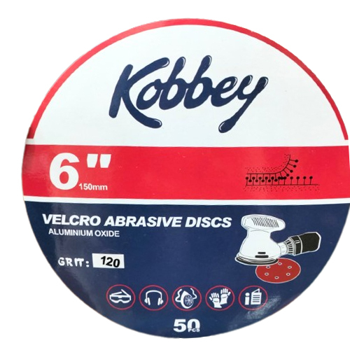 Velcro Abrasive Discs Aluminium Oxide - Color: Red