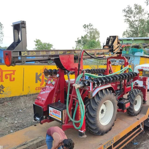 Tractor Piling Machine