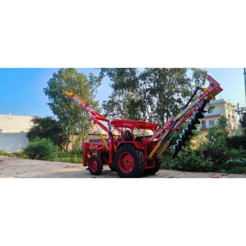 Post Hole Digger - Color: Red