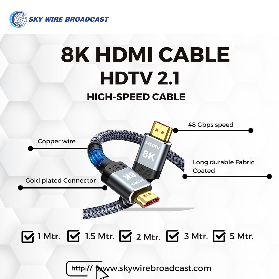 VIDEOCAST 8K HDMI Cable Highest quality transmission