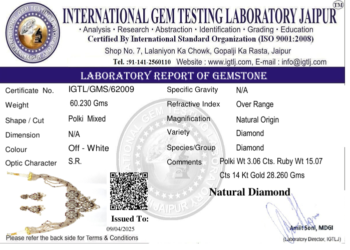 Open Polki Chokar set