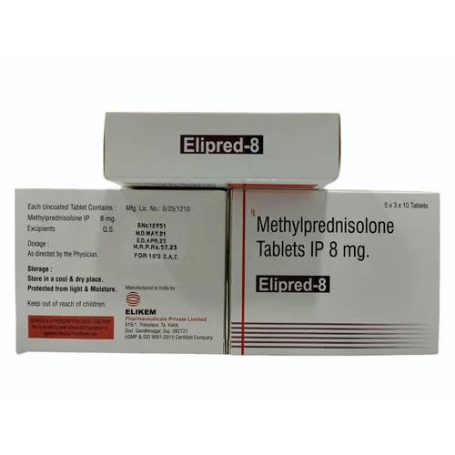 8mg Methylprednisolone Tablets IP