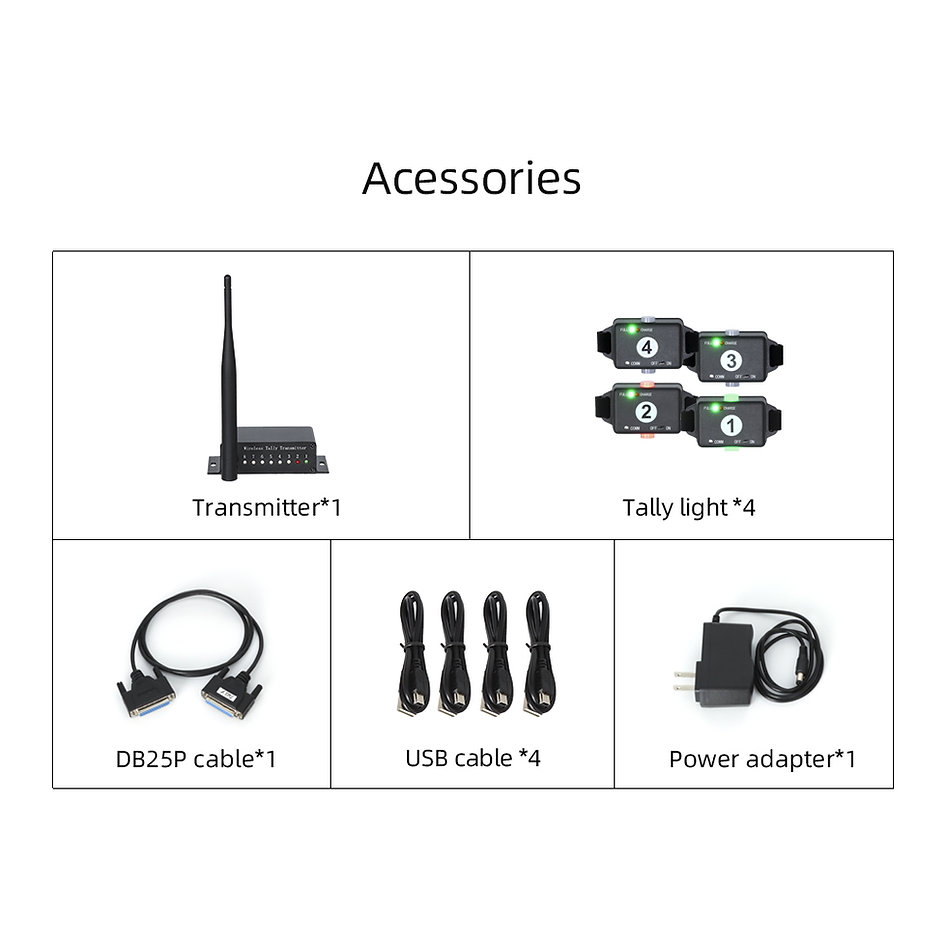 Videocast Vta-8 Wireless Tally Light Transmission