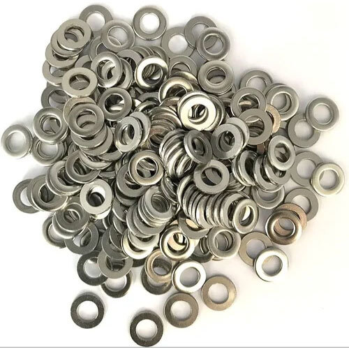 Mild Steel Plain Washer - Color: Silver