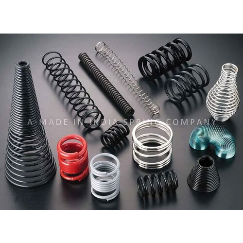 Helical Compression Spring - Color: Black