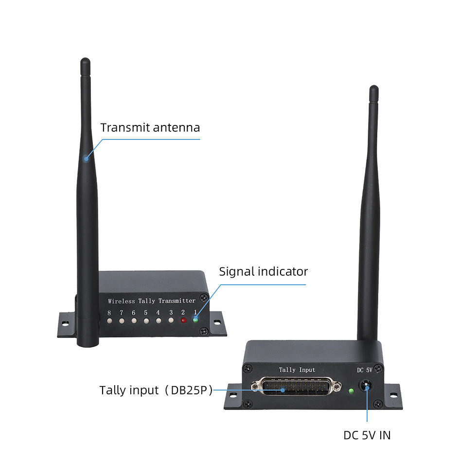 Videocast VTA-4 Wireless Tally Light Transmission