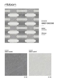 Modern glossy porcelain tiles for living room