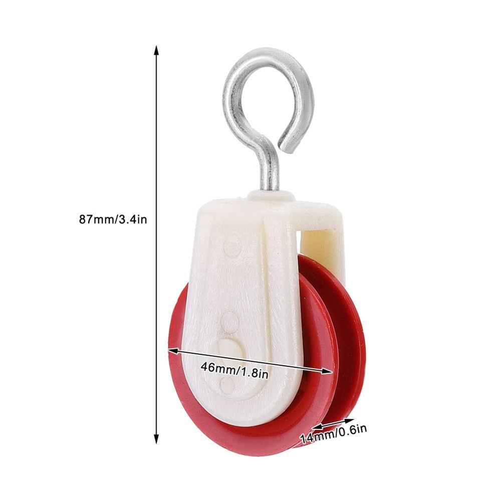Plastic Pulley And Metal Pulley - Base Material: Polypropylene
