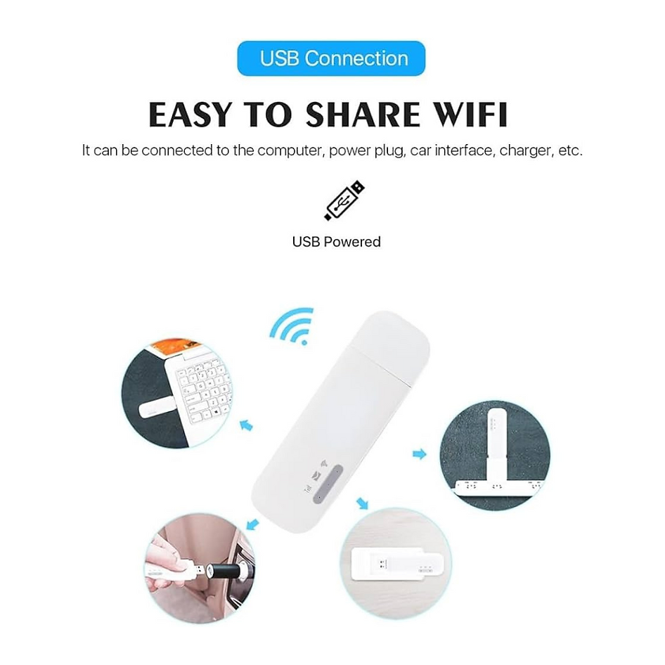 VIDEOCAST E8372 Unlocked 4G/LTE Wi-Fi Dongle