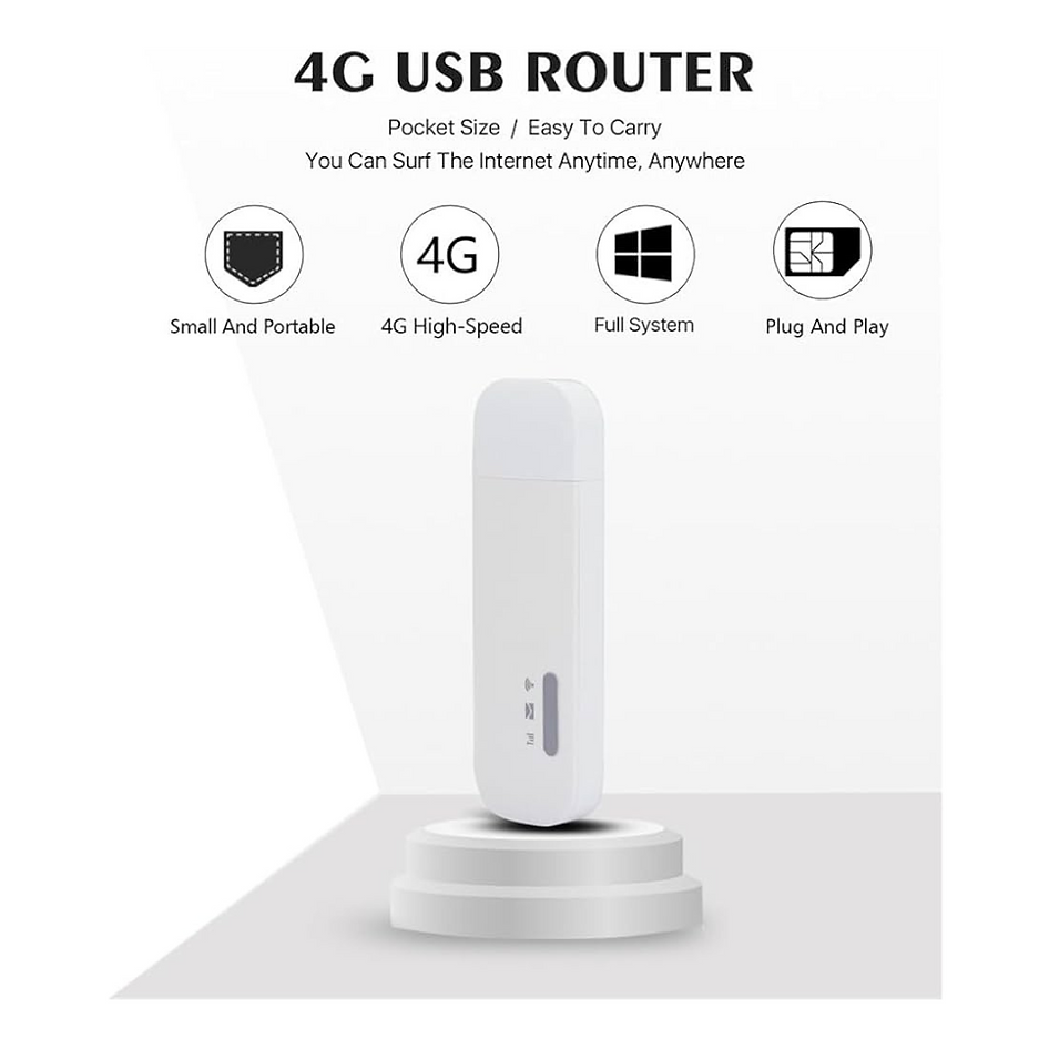 VIDEOCAST E8372 Unlocked 4G/LTE Wi-Fi Dongle