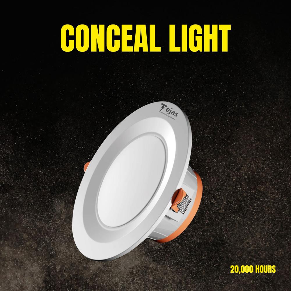 7w Alexa Conceal Colour (R, B, G, P) (5050 Dob) - Color: White